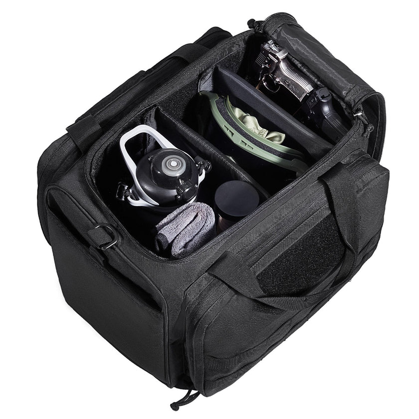 VEVOR Soft Pistol Case for 3 Pistols Handgun Bag Outdoor Hunting Shooting Black
