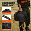 VEVOR Range Bag for 2 Pistols Tactical Gun Bag 2 Built-in Pistol Bags Black