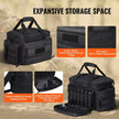 VEVOR Soft Pistol Case for 4 Pistols Handgun Bag Outdoor Hunting Shooting Black