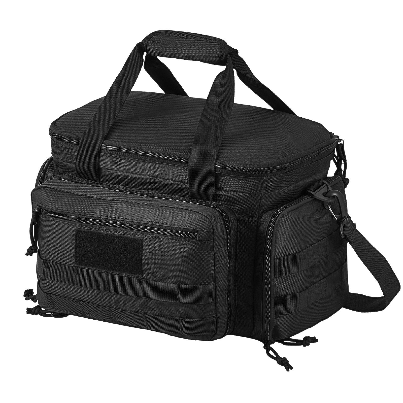 VEVOR Soft Pistol Case for 4 Pistols Handgun Bag Outdoor Hunting Shooting Black