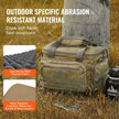 VEVOR Soft Pistol Case for 4 Pistols Handgun Bag Outdoor Hunting Shooting Brown
