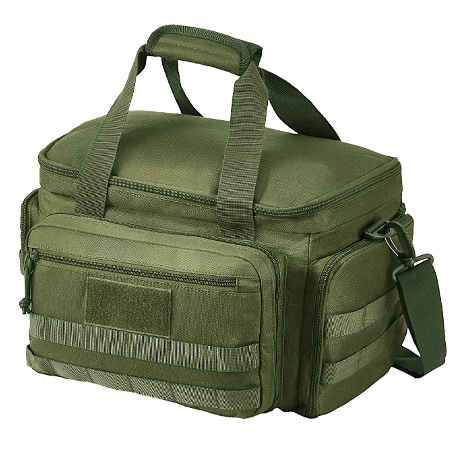 VEVOR Soft Pistol Case for 4 Pistols Handgun Bag Outdoor Hunting Shooting Green