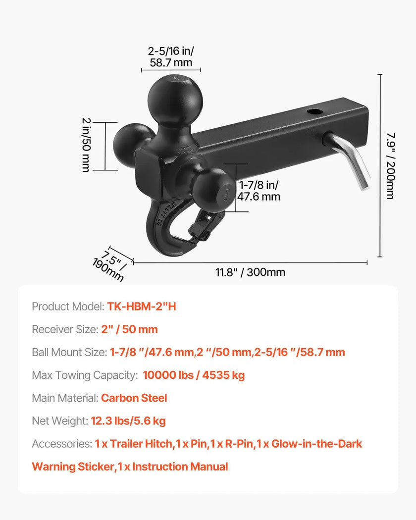 VEVOR Trailer Hitch 2