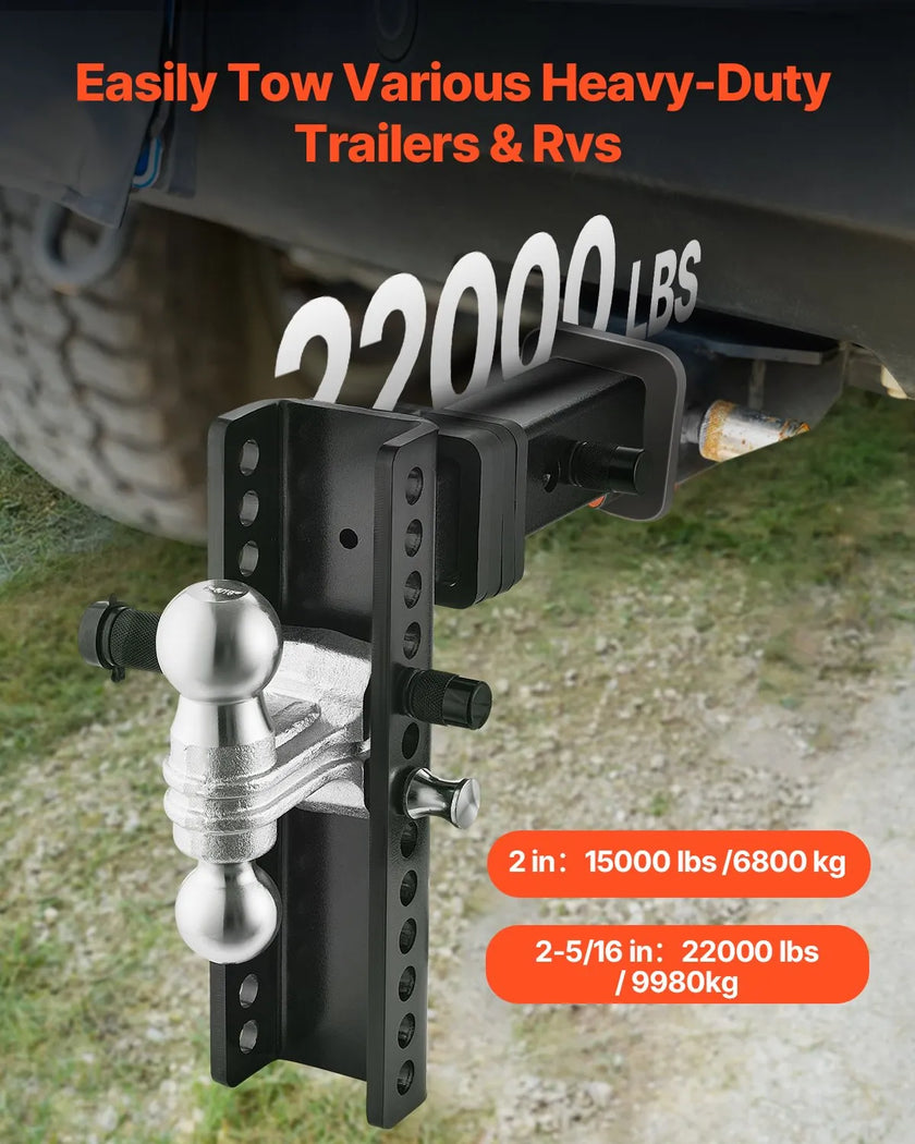 VEVOR Adjustable Trailer Hitch 2.5