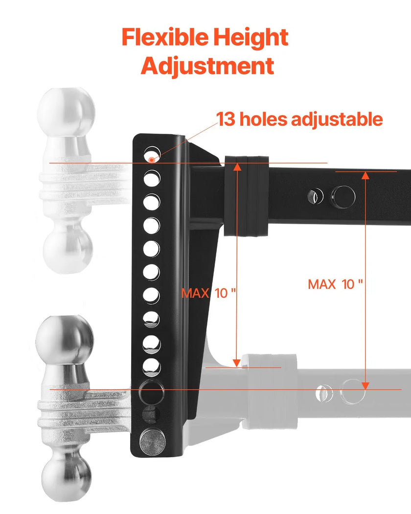VEVOR Adjustable Trailer Hitch 2.5