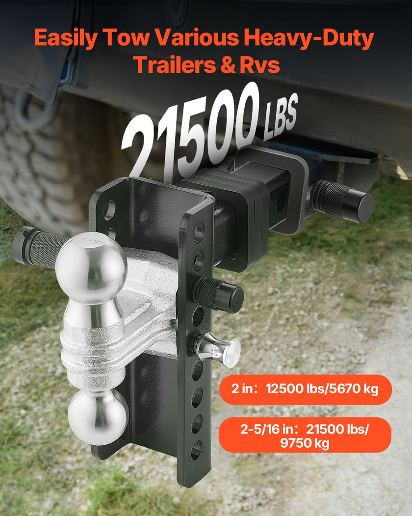VEVOR Adjustable Trailer Hitch 2