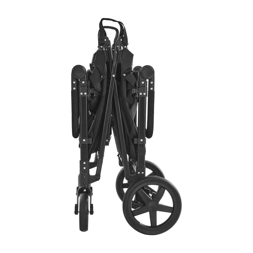 VEVOR Wagon Stroller for 4 Kids Push Pull Collapsible Stroller 330LBS Loading