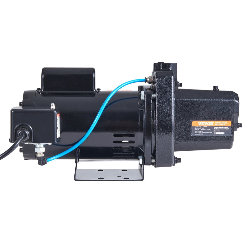 VEVOR 1.5 HP Cast Iron Sprinkler/Irrigation Pump, 115/230 Volt, 66 GPM 3450 RPM Shallow Well Jet Water Pump Booster, 1'' NPT Outlet 1-1/4'' NPT Inlet Lake Lawn Pump for Irrigation Sprinkler System