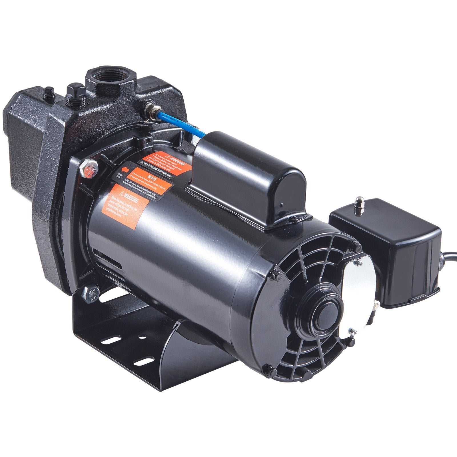 VEVOR 1.5 HP Cast Iron Sprinkler/Irrigation Pump, 115/230 Volt, 66 GPM 3450 RPM Shallow Well Jet Water Pump Booster, 1'' NPT Outlet 1-1/4'' NPT Inlet Lake Lawn Pump for Irrigation Sprinkler System