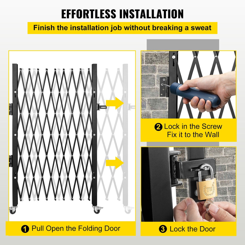 VEVOR Single Folding Security Gate, 75