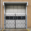 VEVOR Double Folding Security Gate, 5.1' H x 10.2' W Folding Door Gate, Steel Accordion Security Gate, Flexible Expanding Security Gate, 360° Rolling Barricade Gate, Scissor Gate or Door with Padlock