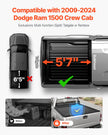 VEVOR 5.7 ft Retractable Tonneau Cover Hard Tonneau Cover for Dodge Ram 1500