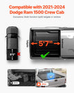 VEVOR 5.7 ft Retractable Tonneau Cover Hard Tonneau Cover for Dodge Ram1500