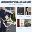 VEVOR Telescoping Extension Ladder 8.5FT One-button Retraction 375 LBS Capacity