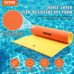 VEVOR Lily Pad Floating Mat, Large 9x6 FT Floating Water Pad, 3-Layer Floating Dock for Adults Kids, 1.3