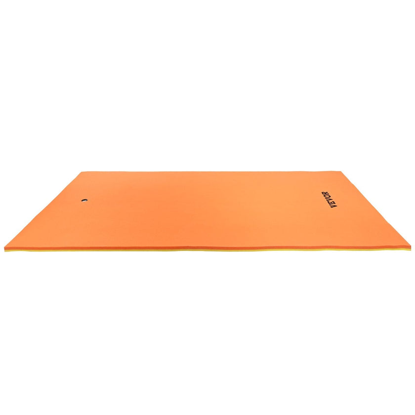 VEVOR Lily Pad Floating Mat, Large 12x6 FT Floating Water Pad, 3-Layer Floating Dock for Adults Kids, 1.3