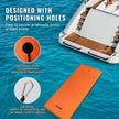 VEVOR Lily Pad Floating Mat, Large 18x6 FT Floating Water Pad, 3-Layer Floating Dock for Adults Kids, 1.3