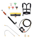 VEVOR Pressure Washer Telescoping Wand 18 ft Brush Head Telescopic Spray Wand