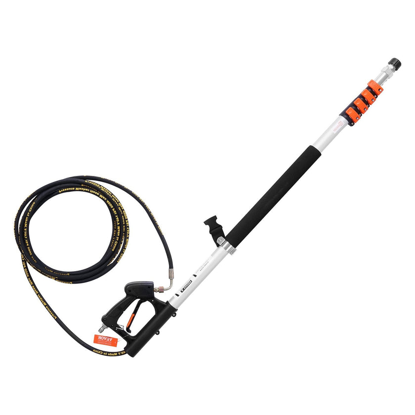 VEVOR Pressure Washer Telescoping Wand 18 ft Brush Head Telescopic Spray Wand