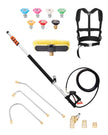 VEVOR Pressure Washer Telescoping Wand 21 ft Brush Head Telescopic Spray Wand