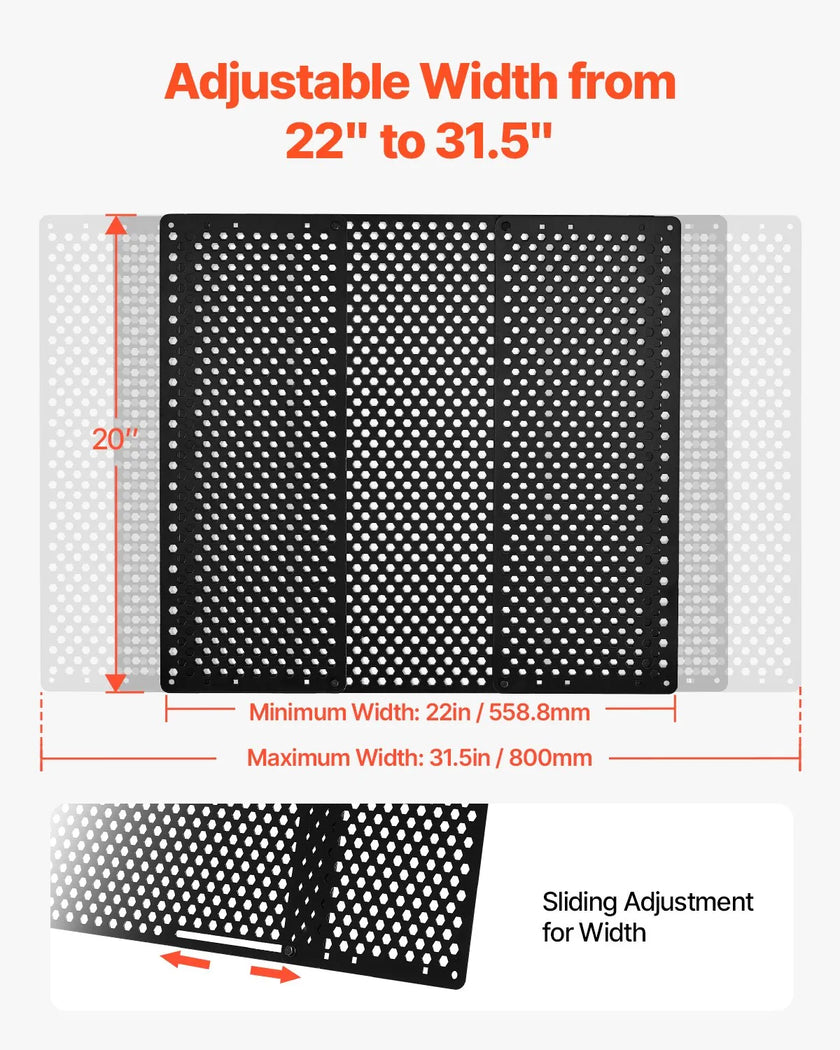VEVOR RV Screen Door Protector Adjusts from 22 to 31.5 in Adjustable Door Grille