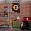 VEVOR Retractable Extension Reel, Heavy Duty 12AWG/3C SJTOW Power Cord 45 FT 12AWG, Black