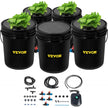 VEVOR Hydroponics Deep Water Culture DWC Hydroponic System 5 Gallon 5 Buckets