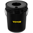 VEVOR DWC Hydroponic System, 5 Gallon 8 Buckets, Deep Water Culture Growing Bucket, Hydroponics Grow Kit with Pump, Air Stone and Water Level Device, for Indoor/Outdoor Leafy Vegetables