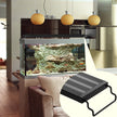 VEVOR Aquarium Light, 10W Full Spectrum Fish Tank Light with 5 Levels Adjustable Brightness, Adjustable Timer and Power-Off Memory, with ABS Shell Extendable Brackets for 12