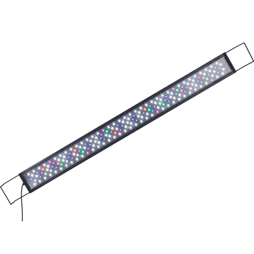 VEVOR Aquarium Light, 26W Full Spectrum Fish Tank Light with 5 Levels Adjustable Brightness, Adjustable Timer and Power-Off Memory, with ABS Shell Extendable Brackets for 36
