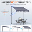 VEVOR Manual Retractable Awning, 118