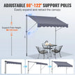 VEVOR Manual Retractable Awning, 78