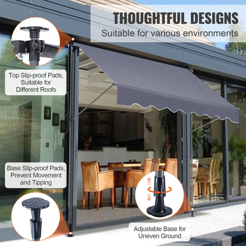 VEVOR Manual Retractable Awning, 78
