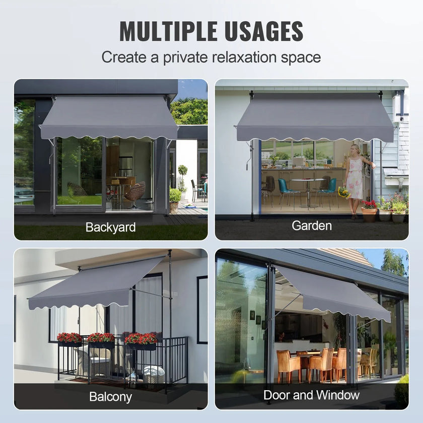 VEVOR Manual Retractable Awning, 78