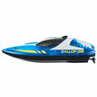 VEVOR RC Boat 2.4 GHz Remote Control Racing Boat 12 km/h Kids Adults Gift Blue