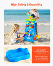 VEVOR Sand & Water Table for Toddlers Double-Sided Kids Activity Waterfall Table