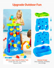 VEVOR Sand & Water Table for Toddlers Double-Sided Kids Activity Waterfall Table