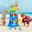 VEVOR Sand & Water Table for Toddlers Double-Sided Kids Activity Waterfall Table