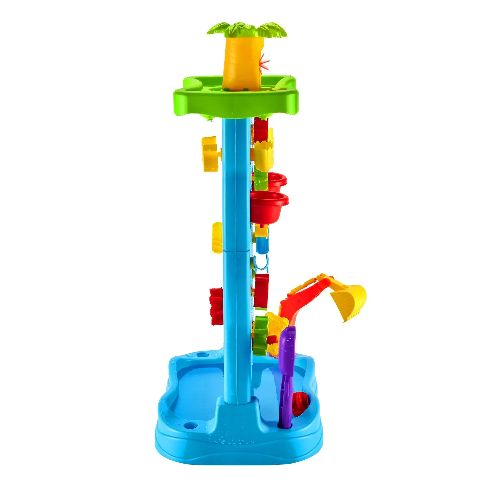 VEVOR Sand & Water Table for Toddlers Double-Sided Kids Activity Waterfall Table