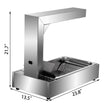 VEVOR Fry Warmer French, Fry Heat Lamp w/ Drain Board & Pan Food Lamp Warmer SUS