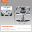 VEVOR Primary Drive Clutch Fits for Polaris RZR 1000 2014-2023, Drive Clutch Assembly 1.24