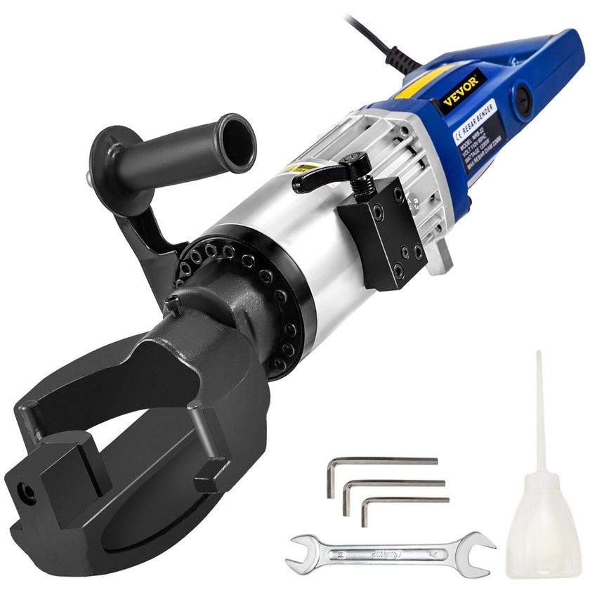 VEVOR Hand Held Rebar Bender, 1200W, Electric Rebar Bender, 22 mm Max Rebar Diameter, Portable Hydraulic Electric Rebar Steel Bender, Bending Machine For Bending Rebar, Steel Bar, Steel Rod