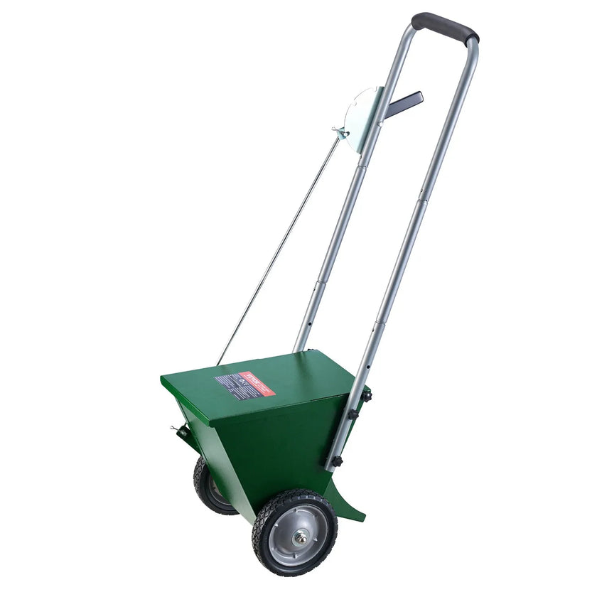 VEVOR Dry Line Marker 2-Wheel 2 or 4 in Lines Heavy Duty Steel Chalker 25 lbs
