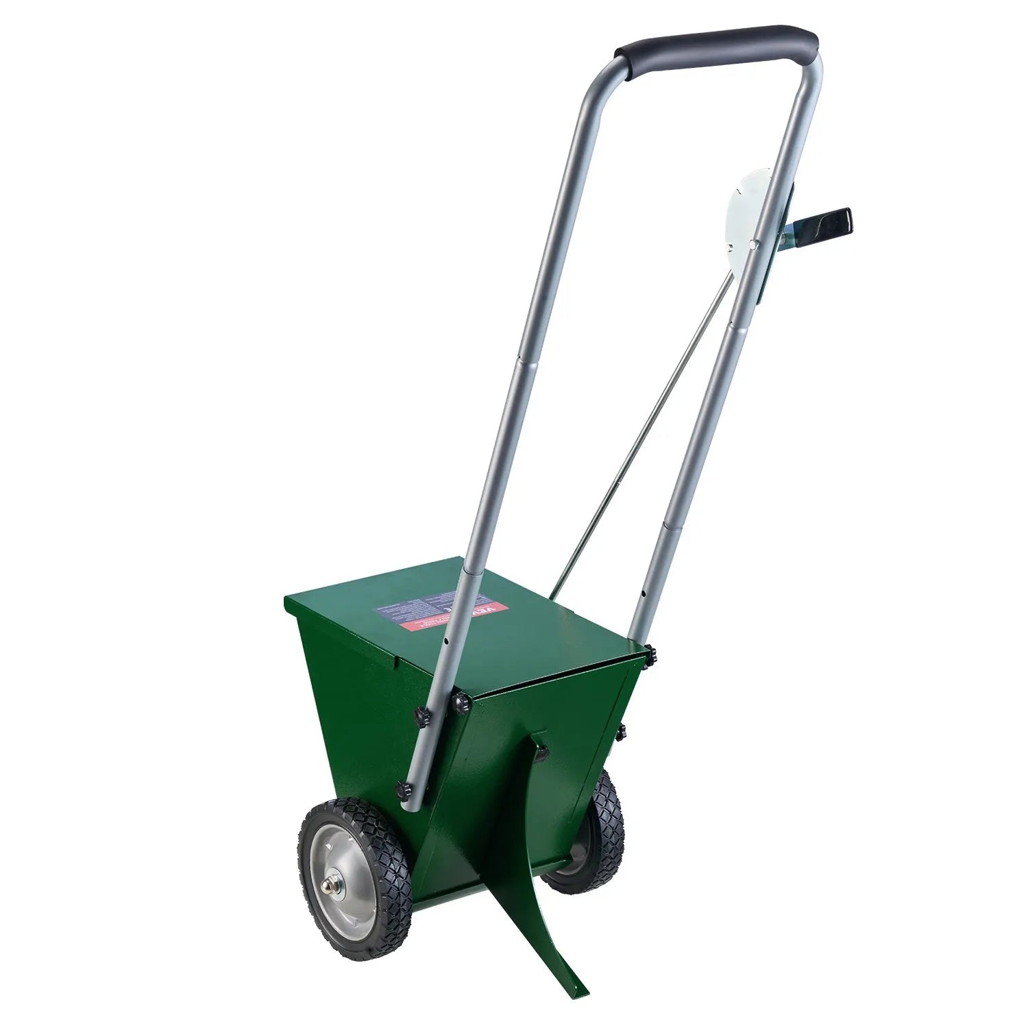 VEVOR Dry Line Marker 2-Wheel 2 or 4 in Lines Heavy Duty Steel Chalker 25 lbs
