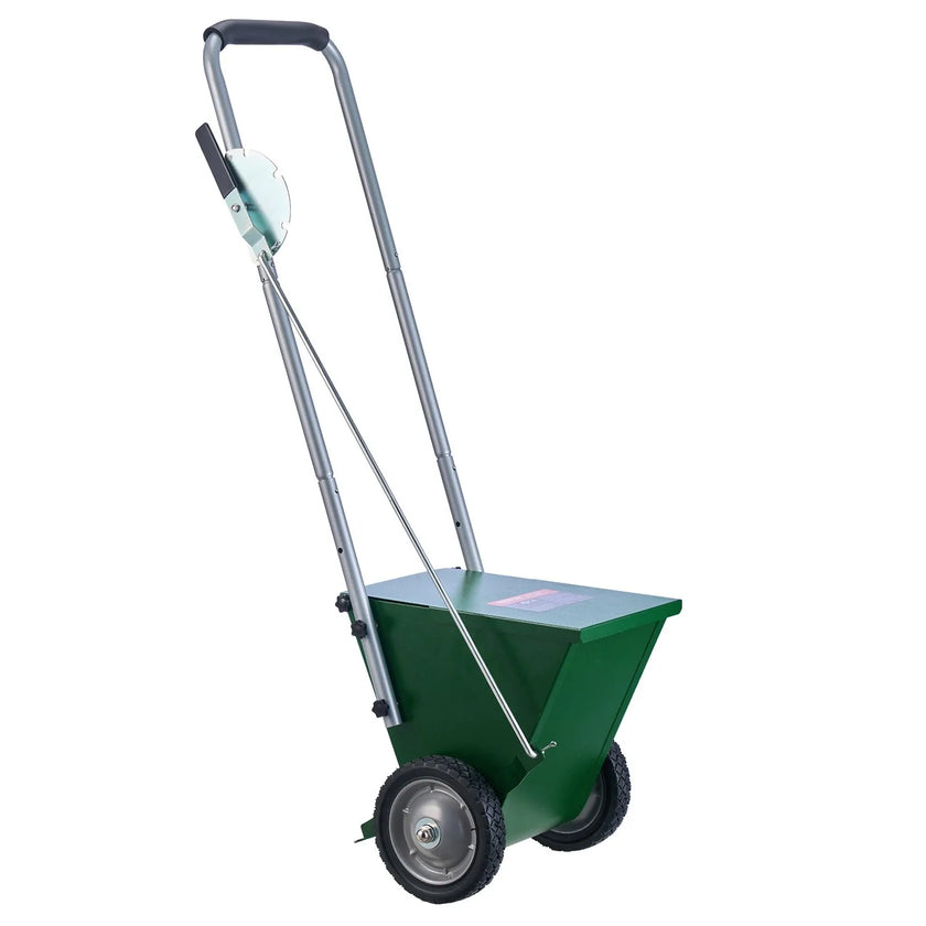 VEVOR Dry Line Marker 2-Wheel 2 or 4 in Lines Heavy Duty Steel Chalker 25 lbs