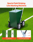 VEVOR Dry Line Marker 4-Wheel 2 or 4 in Lines Heavy Duty Steel Chalker 50 lbs