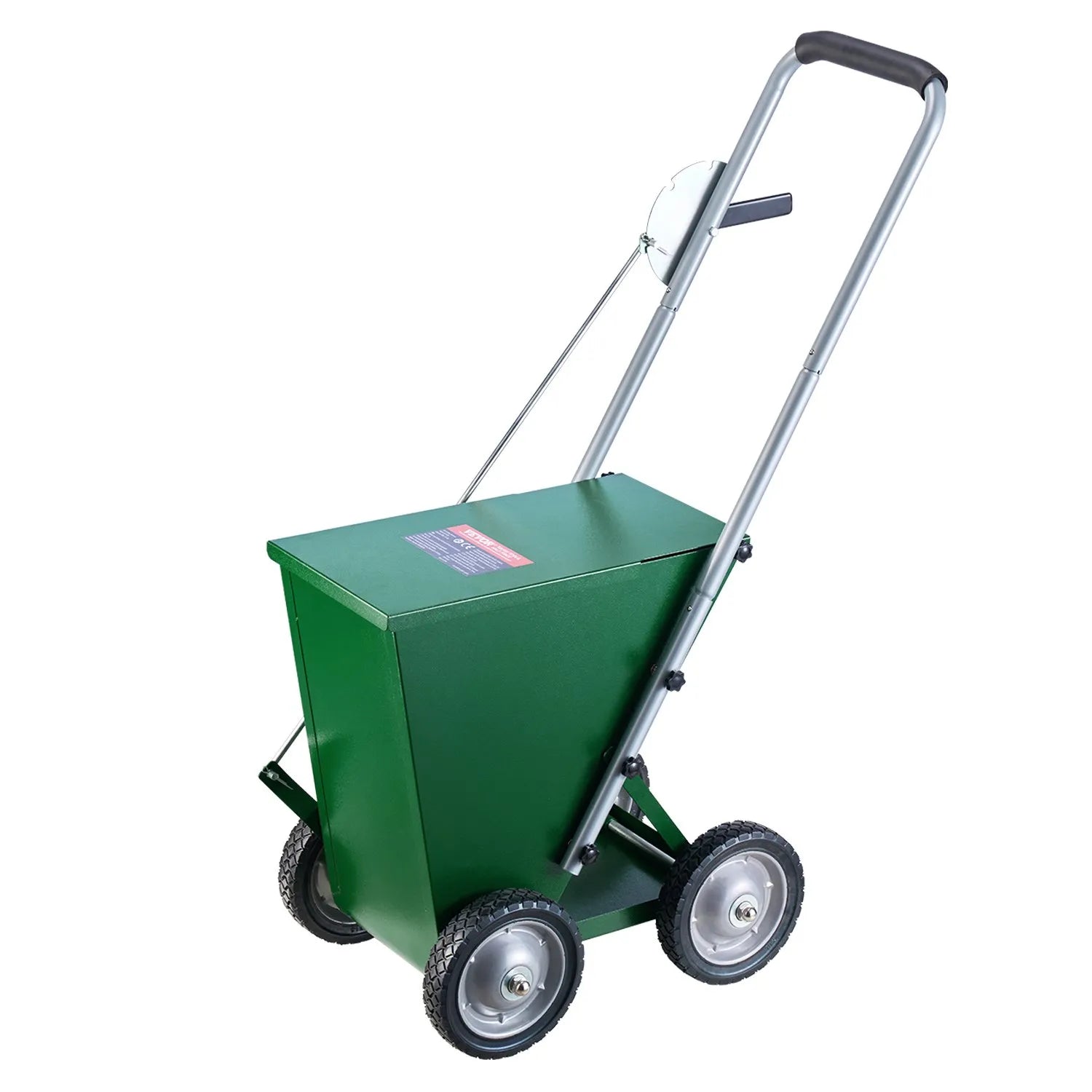 VEVOR Dry Line Marker 4-Wheel 2 or 4 in Lines Heavy Duty Steel Chalker 50 lbs