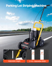 VEVOR Striping Line Marking Machine 24 x 13 x 35.4 in Striping Machine Black