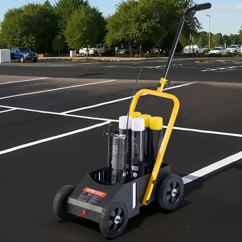 VEVOR Striping Line Marking Machine 24 x 13 x 35.4 in Striping Machine Black
