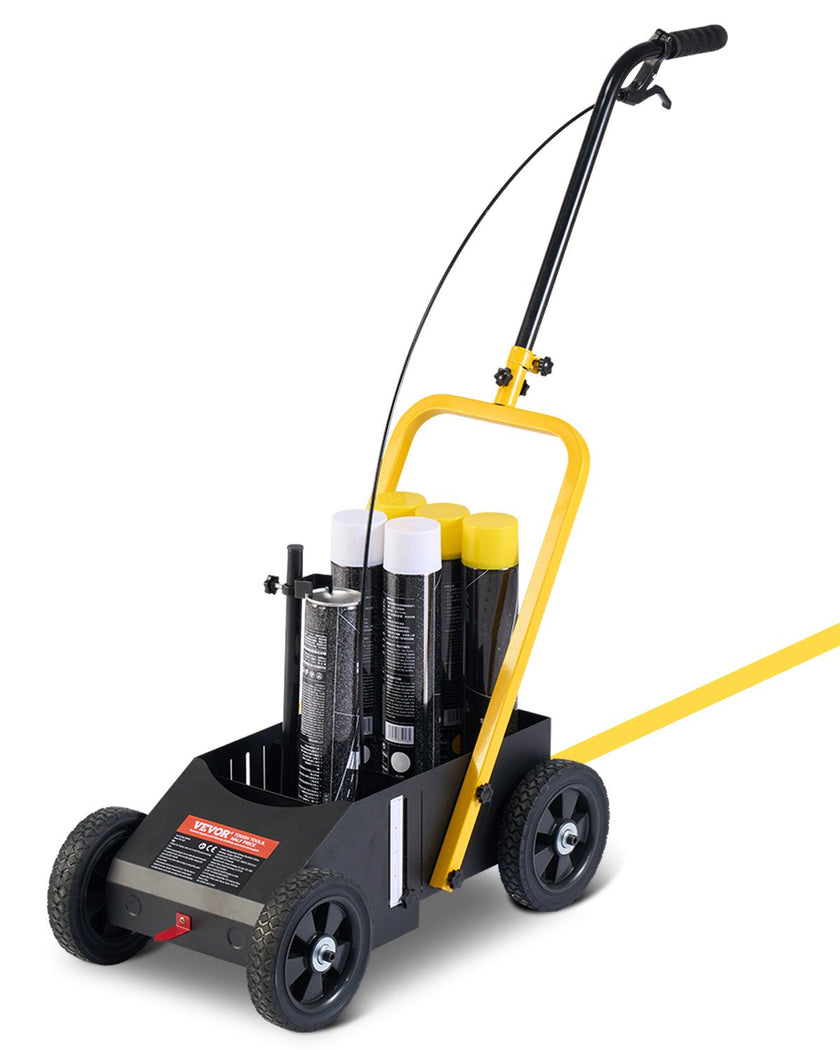 VEVOR Striping Line Marking Machine 24 x 13 x 35.4 in Striping Machine Black